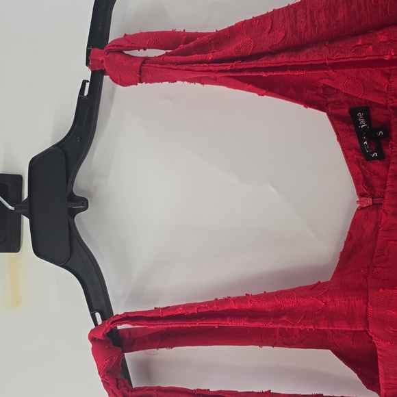 Sister Jane Ava Bay Red Maxi Dress with Bow Details - Picture 9 of 12